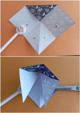 Оригами-клуб. Мастер-класс по оригами «закладка Зайчик»