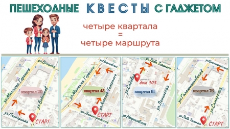 Городская акция "Пешеходные квесты с гаджетом - 2025"